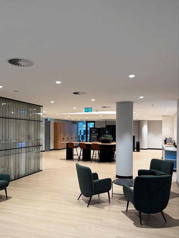 Bell Vista – full floor office fit out arrivals / lobby